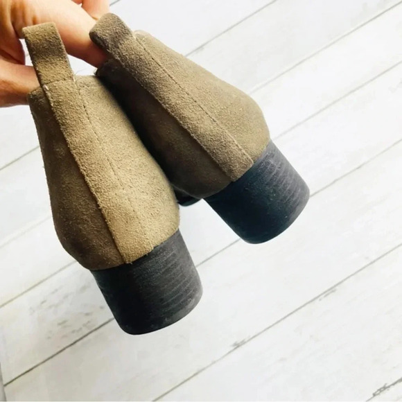 Jeffrey‎ Campbell Ibiza Taupe Suede Metcalf Booties 6.5 - Picture 6 of 7